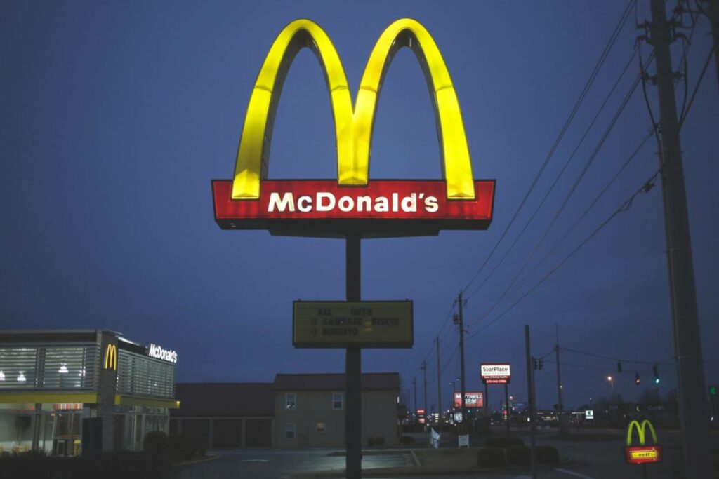 McDonald's at night